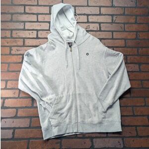 South Pole Men's XL Grey Full Zip Hoodie Headphone Passthrough Tech Pocket